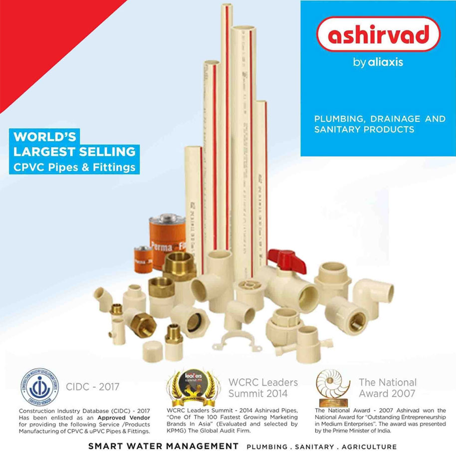 Ashirvad CPVC Pipes & Fittings